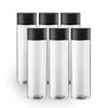 6-Pack Bulk Empty Plastic Juice Or Water Bottles with Caps