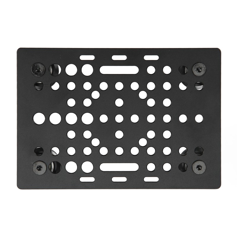 Gantry Plate Aluminum High Strength Gantry Board Black Anodized 3D