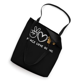 Peace, Love Odeng Retro Odeng Lover Food Lover Tote Bag