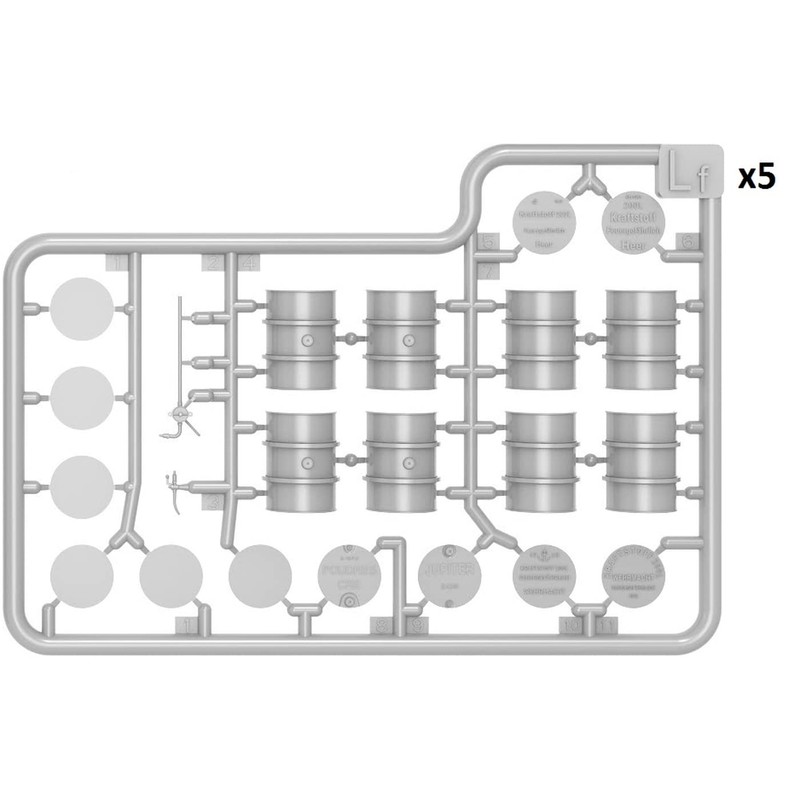 Mini Art MA49002 1/48 German 200L Fuel Drum Plastic Model