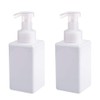 UUJOLY Foaming Soap Dispenser, 450ml (15oz) Refillable Pump Bottle Plastic