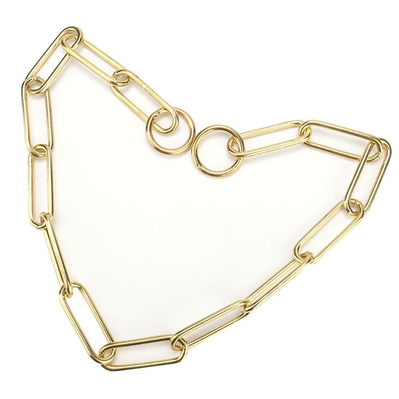 Solid Snake P Choke Chain Training Dog Pet Collars Lead