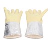 1 Pair Aluminum Foil Gloves High Temp Resistance Heat Insulation
