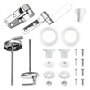 Fanmitrk Stainless Steel Hinge Set for Toilet Lid, Suitable for