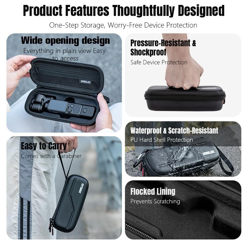 Osmo Pocket 4 Case, Compatible with DJI Osmo Pocket 4/Pocket