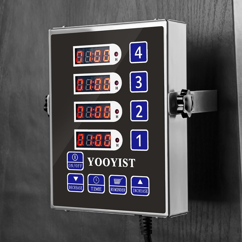 YOOYIST Kitchen Timers for Cooking – 4 Channel Commercial Kitchen