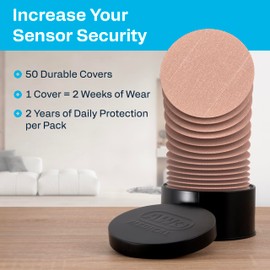 AWD Medical Sensor Covers - 14-Day Waterproof Adhesive Arm Patches - Continuous Monitor Overpatch Sensor Protector Stickers - Protective Meter Reader Cover Patch