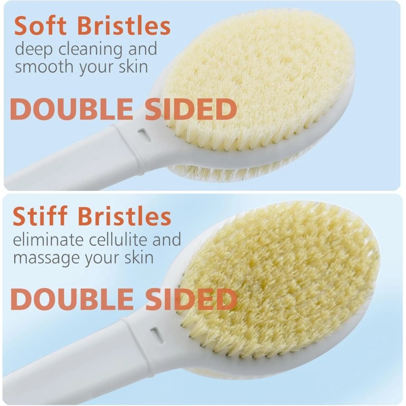 Honoma 20.5 Back Bath Brush Long Handle for Shower for