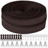 Mardatt 81 Pieces Zip Repair Kit, 10 Yards #5 Nylon