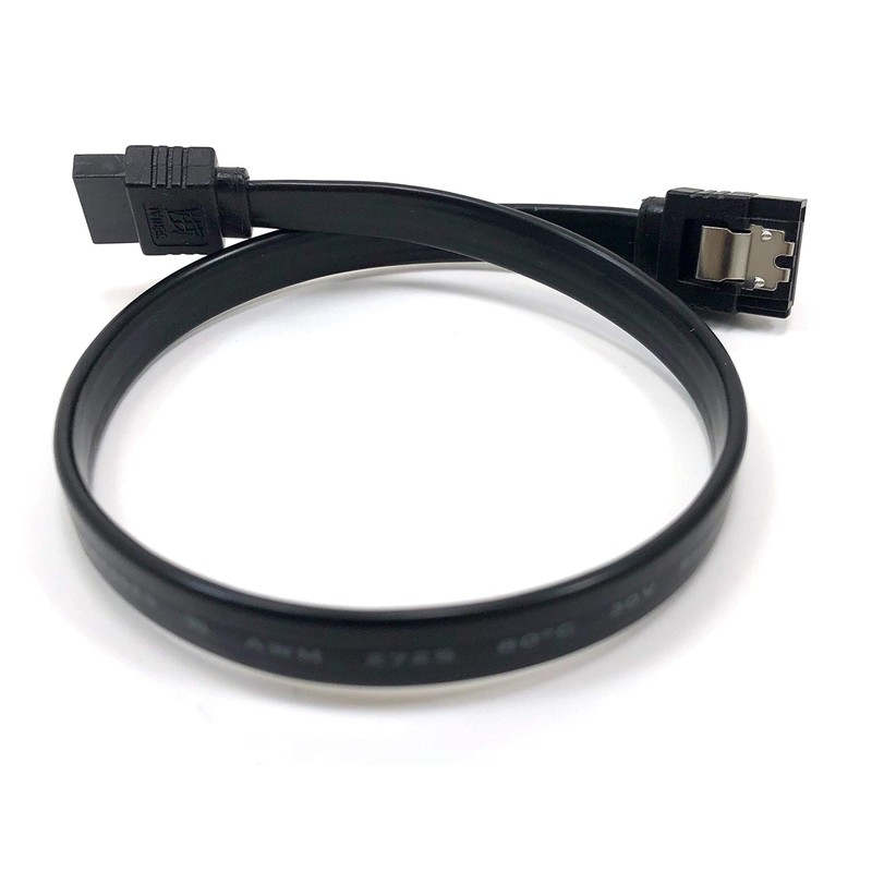 Micro Connectors F03-03MSSB 12" Sata III 6 GB/S Straight Cable