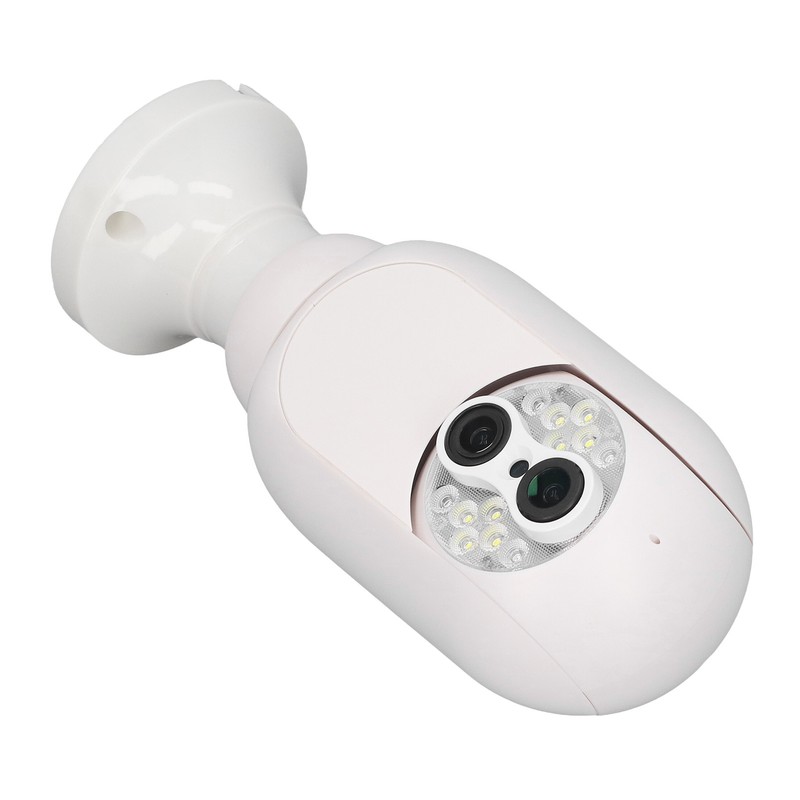 Home Security Camera 1080P Dual Lens 15X Magnification E27 Colorful