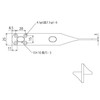 Waki Sangyo BS-510 Auxiliary Bracket Stay NO10 Joint, Connected, Fixed,