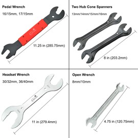 Lumintrail Bike Bicycle Repair Tool Kit 42 Piece Multi Tool Bicycle Maintenance Set for Road Bikes and Mountain Bikes with Tool Box