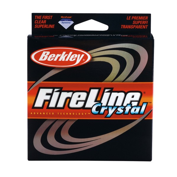 Berkley Fireline Fused Crystal Superline 125 Yd Spool(6/2-Pound,Crystal)