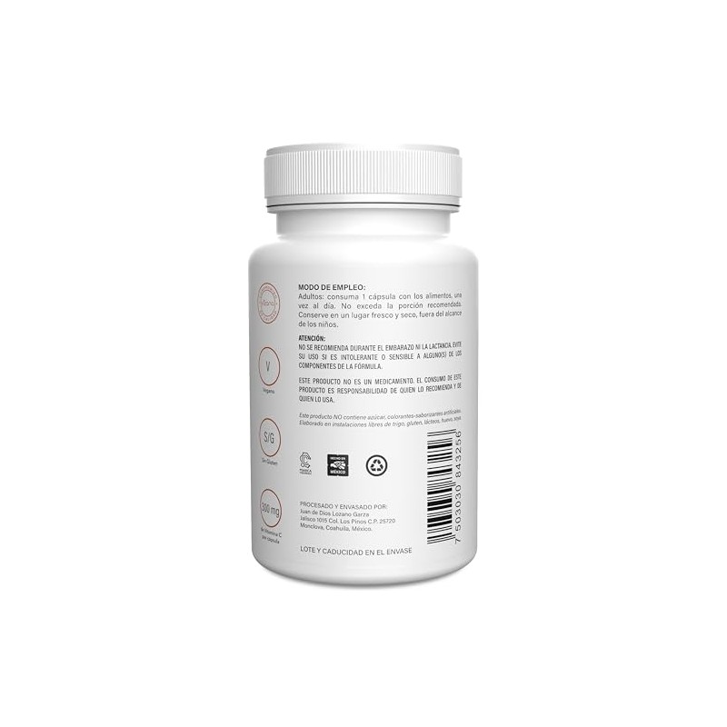 VIZANA NUTRITION | Vitamina C en Cápsulas HPMC Vegetarianas (90