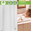 Clean Healthy Living Heavy Duty PEVA White Shower Curtain Liner