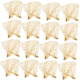 LIFKOME 40 Piezas De Malla Para El Cabello De Ballet Redecilla Para El Cabello Para Moño De Ballet Cubierta Elástica Para Moño Red Para Mujer Red