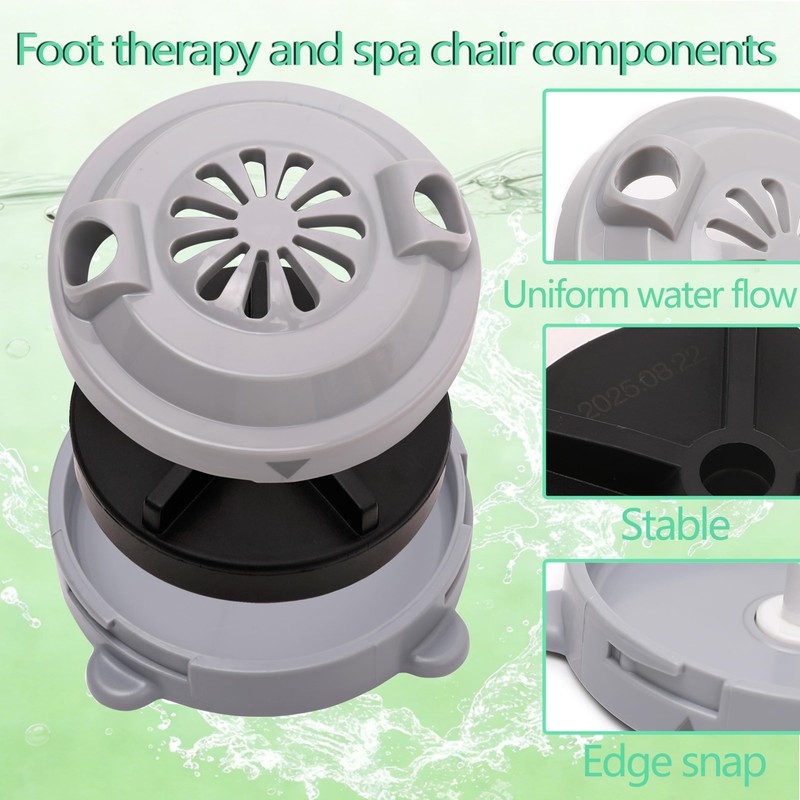 Pedicure Jet Head(4pin) Magnetic for Foot Spa Chair Replaces Part