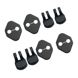 OKAYOHINN Toyota Rise 200 Series Dedicated Striker Cover, Door Lock Cover and Door Stopper Cover, Set of 8, Dust and Dirt, Rust Prevention, PP Resin, For November 2019 - [Black 3] RAIZE-MXB
