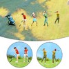 Perfeclan 4x 1:64 Scale Miniature Golfer Figures Tiny People Model