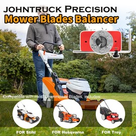 42-047 Blade Balancer, Magnetic Wall Mount Lawn Mower Blades Balancer, Compatible with Stihl/Troy/Husqvarna Lawn Mower Blades, Replace 42-047 339075B