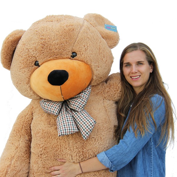 Joyfay 78" Giant Teddy Bear Brown Huge 6.5 feet Stuffed Teddy Bear Soft Toy Valentine's Big Gift