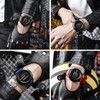 yunanwa 6 Pack Men's Digital Sports Watches 50M Waterproof Outdoor