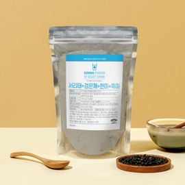 Seoritae Black Sesame Brown Rice Black Rice Sunsik 500g Domestic Black Bean Black Sesame Rice Powder Breakfast Substitute / 서리태 검은깨 현미 흑미 선식 500g 국산 검은콩 흑임자 미숫가루 아침 식사 대용