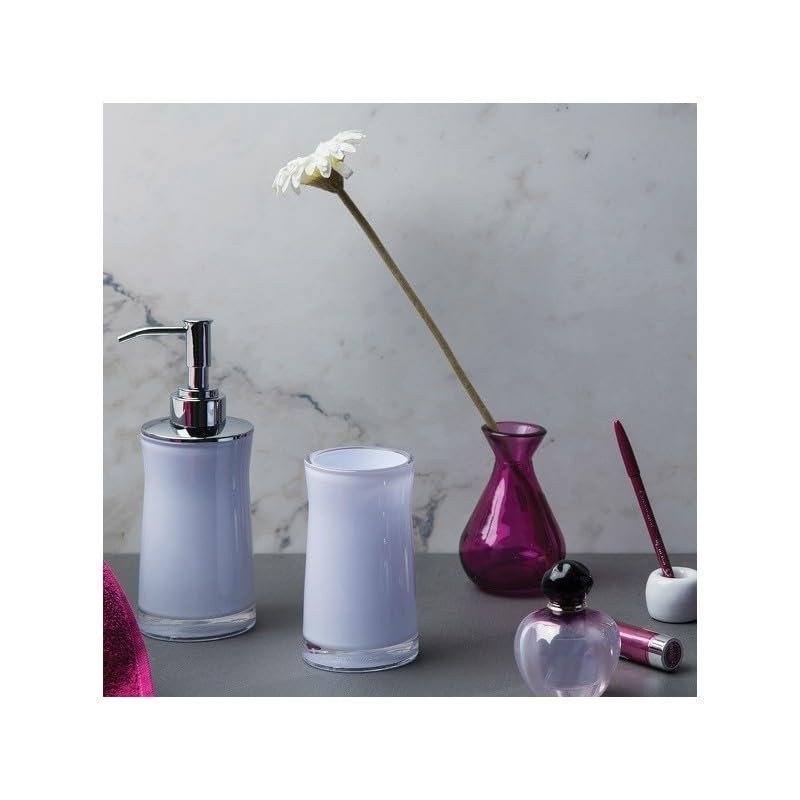 Spirella Sydney Acryl Soap Dispenser Acrylic White 18 cm x