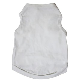 Petitebelle White Sleeveless Puppy Dog Shirt (Large)