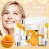 Set Cuidado Facial Vitamina Piezas Mascarillas Miel Jabón Gel Ducha