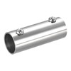 sourcing map Rail Pipe Fitting 2-Way 60 mm 304 Stainless