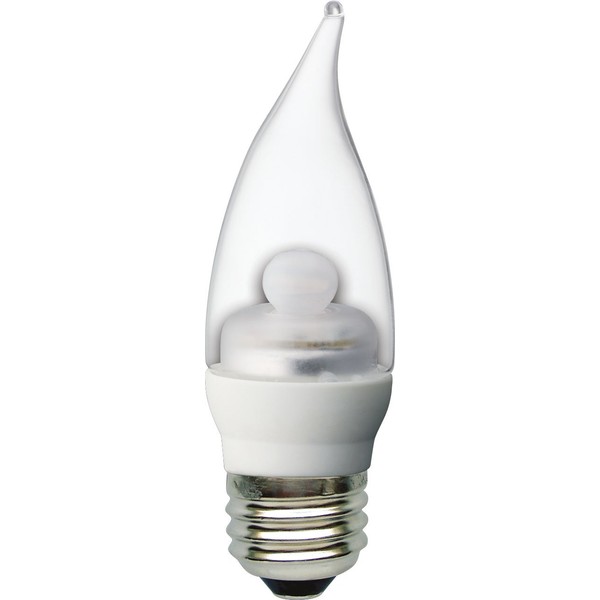 GE Lighting 62989 Energy Smart LED 1.8-Watt (15-watt replacement) 75-Lumen Bent Tip Light Bulb with Medium Base, 1-Pack