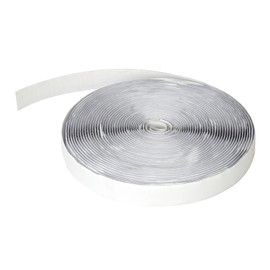 HOOMEE Adhesive Backed Hook Tape Fastener for Magnetic Screen Door, Mosquito Screen, Window Seal, Door Seal, Household- 39FT x 0.75 Inch, White