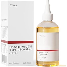 Glycolic Acid 7% Exfoliating Toner: Glycolic Acid Toner Gently Exfoliates 240ml - Toning Solution Reduces Skin Blemishes