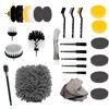 VMINGO Kit de Cepillo para Detallar Cuidado Auto Coche SUV