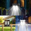 Tryme Small Solar Lights for Chain Link Fence Outdoor Motion