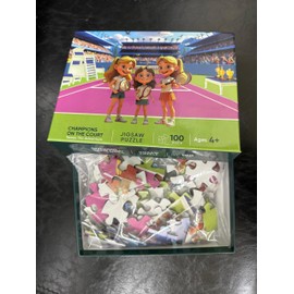 Tennis Jigsaw Puzzle for Kids Ages 4+ | 100-Piece Sports Puzzle for Boys & Girls | Fun & Educational Gift for Young Tennis Fans