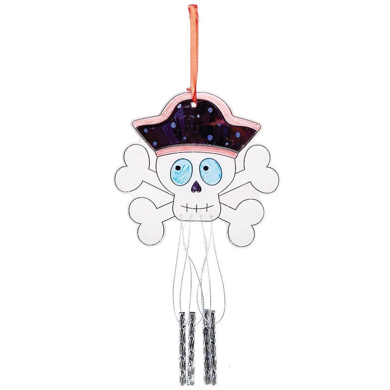 Baker Ross FC898 Pirate Suncatcher Windchimes - Pack of 4,