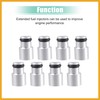 Partuto 8pcs Fuel Injector Spacer Set Intake Manifold Truck Injector