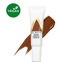 Almay 2x Almay Ageless Hydrating Liquid Concealer Makeup, Natural Finish, #50 Deep