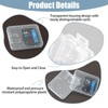 20 Pcs Clear Portable Memory Card Case, SD SDHC SDXC