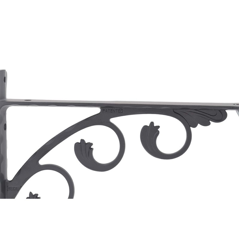 OVOV 6 Pack Decorative Shelf Brackets Wall Mounted Shelving Brackets
