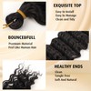 Orientfashion 30 Inch Human Braiding Hair for Boho Braids, Deep