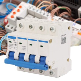 4P Circuit Breaker 400V 63A AC Circuit Breaker Leakage Protection Residual Current Circuit Breaker Air Switch 6KA