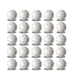 FUNZON Practice Golf Balls, 25 Pack Plastic Airflow Hollow Golf Balls for Driving Range