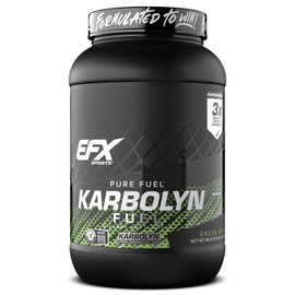 EFX Sports Karbolyn Fuel | Fast-Absorbing Carbohydrate Powder | Carb Load, Sustained Energy, Quick Recovery | Stimulant Free | 35 Servings (Green Apple)