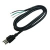 14 AWG Replacement AC Power Cord with Open End -3