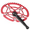 BCD130mm Bike Crankset Crank Arm Aluminium Alloy 47T Single Speed