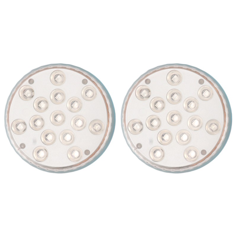 2PCS Submersible Pool Light with Remote Control Magnetic Suction Cup
